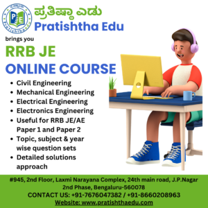 RRB JE Coaching in Bangalore by Pratishtha Education