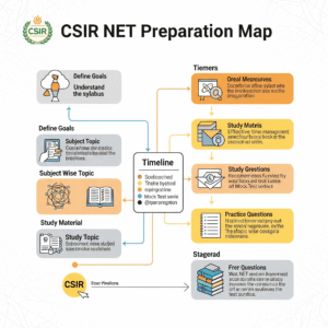 CSIR-NET map for preparation