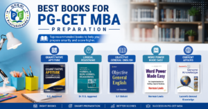 Best books for PG-CET MBA preparation including Quantitative Aptitude, Logical Reasoning, English and General Knowledge for Karnataka PGCET MBA aspirants.