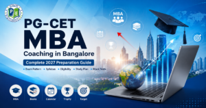 PG-CET MBA Coaching in Bangalore complete 2027 preparation guide with exam pattern, syllabus, eligibility, study plan and mock tests by Pratishtha Edu.