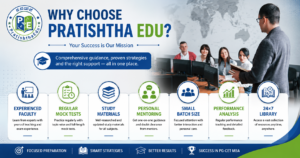 Why choose Pratishtha Edu for PG-CET MBA Coaching in Bangalore with experienced faculty, study materials, mock tests and personal mentoring.