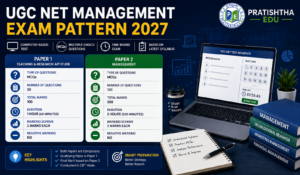UGC NET Management exam pattern 2027 for Paper 1 and Paper 2