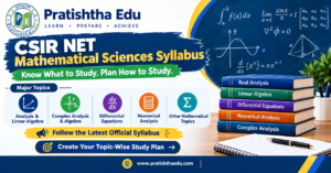 CSIR NET Mathematical Sciences syllabus and preparation topics