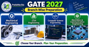 Branch-wise GATE preparation for Mechanical Civil Computer Science and ECE students