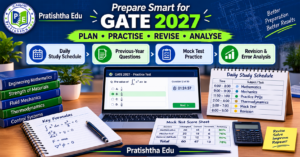 GATE 2027 study plan with previous-year questions mock tests and revision