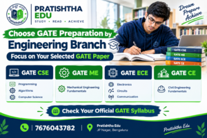 Branch-wise GATE preparation for CSE Mechanical ECE and Civil Engineering