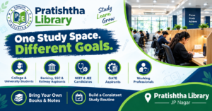 Study library for students preparing for competitive exams in Bangalore
